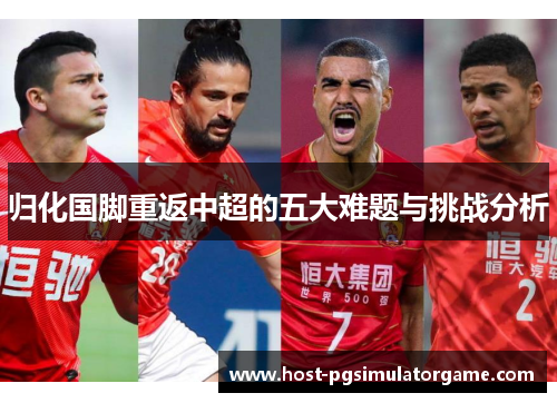 归化国脚重返中超的五大难题与挑战分析